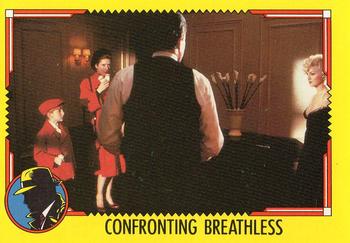 1990 O-Pee-Chee Dick Tracy Movie #62 Confronting Breathless Front