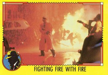 1990 O-Pee-Chee Dick Tracy Movie #80 Fighting Fire with Fire Front