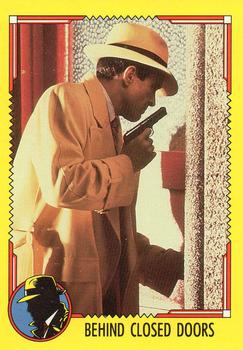 1990 O-Pee-Chee Dick Tracy Movie #84 Behind Closed Doors Front