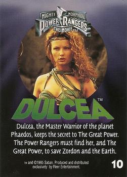 1995 Ultra Mighty Morphin Power Rangers: The Movie #10 Dulcea Back
