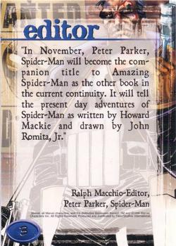 1998 Marvel Creators Collection #3 Punisher Back
