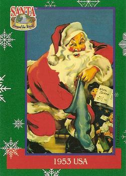 1995 TCM Santa Around the World: Santa & Snowflakes #2 1953 USA Front