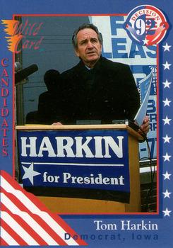 1992 Wild Card Decision '92 #9 Tom Harkin Front