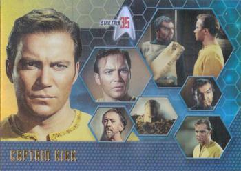2001 Rittenhouse Star Trek 35th Anniversary HoloFEX #9 Captain Kirk Front