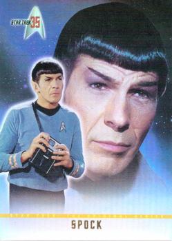 2001 Rittenhouse Star Trek 35th Anniversary HoloFEX #10 Spock Front