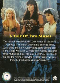 2001 Rittenhouse Xena Seasons 4 & 5 #7 A Tale of Two Muses Back
