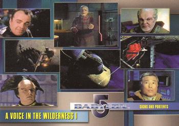 2002 Rittenhouse The Complete Babylon 5 #21 A Voice in the Wilderness I Front