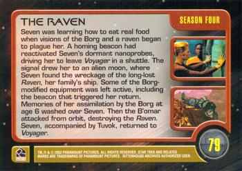 2002 Rittenhouse The Complete Star Trek: Voyager #79 The Raven Back