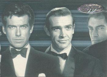 2002 Rittenhouse James Bond 40th Anniversary #3 Bonus Cards Checklist Front