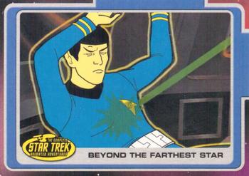 2003 Rittenhouse Star Trek: The Complete Star Trek: Animated Adventures  #7 The entity attacks Spock with phasers until Ca Front