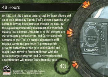 2003 Rittenhouse Stargate SG-1 Season 5 #43 On P3X-116, SG-1 comes under attack by death gl Back