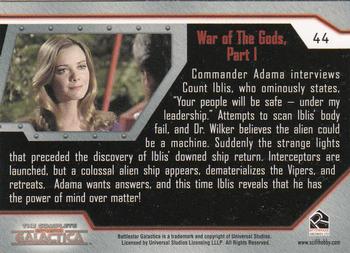 2004 Rittenhouse The Complete Battlestar Galactica #44 Commander Adama interviews Count Iblis, who Back