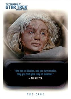 2004 Rittenhouse The Quotable Star Trek Original Series #4 The Keeper: The Cage Front