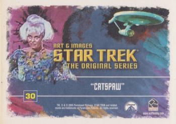 2005 Rittenhouse Star Trek: The Original Series: Art and Images #30 Catspaw Back