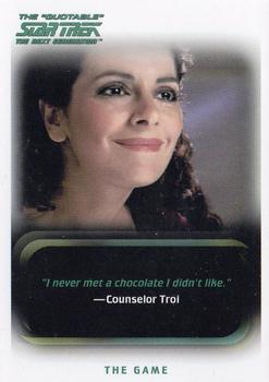 2005 Rittenhouse The Quotable Star Trek: The Next Generation #5 The Game Front