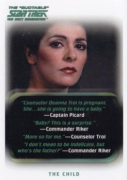 2005 Rittenhouse The Quotable Star Trek: The Next Generation #11 The Child Front