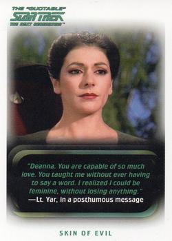 2005 Rittenhouse The Quotable Star Trek: The Next Generation #38 Skin of Evil Front