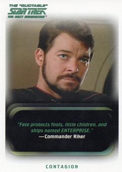 2005 Rittenhouse The Quotable Star Trek: The Next Generation #52 Contagion Front
