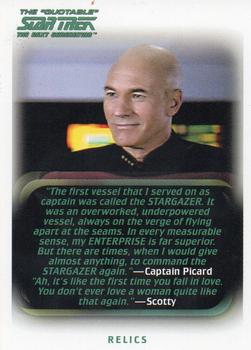 2005 Rittenhouse The Quotable Star Trek: The Next Generation #61 Relics Front