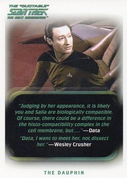 2005 Rittenhouse The Quotable Star Trek: The Next Generation #87 The Dauphin Front