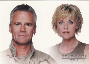 2005 Rittenhouse Stargate SG-1 Season 7 #2 (O'Neill, Carter; title triptych) Front