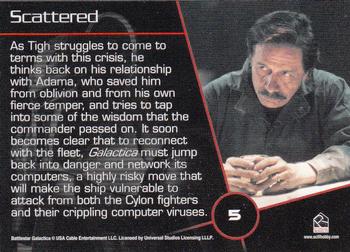 2007 Rittenhouse Battlestar Galactica Season Two #5 As Tigh struggles to come to terms with this Back