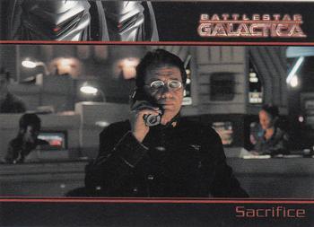 2007 Rittenhouse Battlestar Galactica Season Two #49 Fleet-wide paranoia reached a new peak when Front