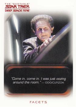 2007 Rittenhouse The Quotable Star Trek Deep Space Nine #48 Facets / The Die Is Cast Front