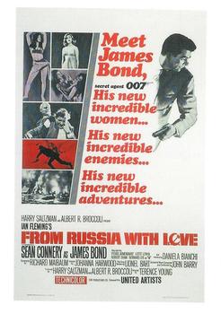 2007 Rittenhouse The Complete James Bond 007 #14 From Russia With Love (poster) Front