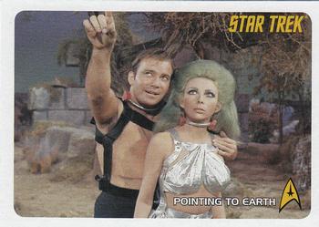2008 Rittenhouse Star Trek: The Original Series 40th Anniversary Series 2 #163 Pointing to Earth Front