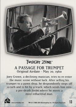 2009 Rittenhouse The Complete Twilight Zone (50th Anniversary) #13 Mirror Image / A Passage For Trumpet Back