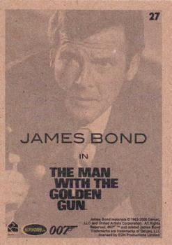 2009 Rittenhouse James Bond Archives #27 James Bond in The Man With the Golden Gun Back