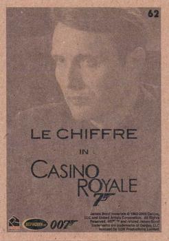 2009 Rittenhouse James Bond Archives #62 Le Chiffre in Casino Royale Back