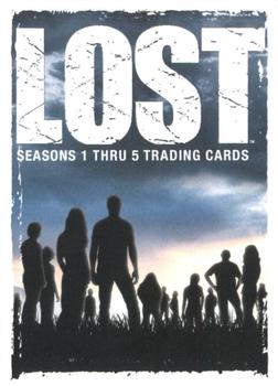 2010 Rittenhouse Lost Seasons 1 thru 5 #1 LOST Seasons 1 thru 5 Trading Cards Front