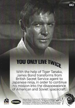 2012 Rittenhouse James Bond 50th Anniversary Series 1 #043 You Only Live Twice Back