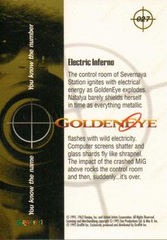 1995 Graffiti James Bond: GoldenEye #27 Electric Inferno Back