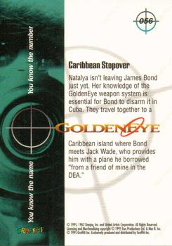 1995 Graffiti James Bond: GoldenEye #56 Caribbean Stopover Back