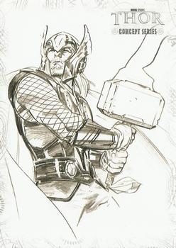 2011 Upper Deck Thor - Concept Art #C3 Thor Front