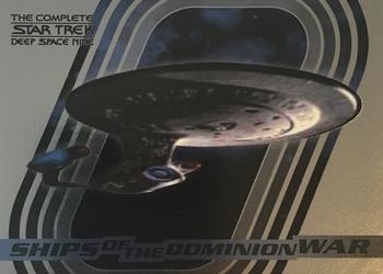 2003 Rittenhouse The Complete Star Trek Deep Space Nine - Ships of the Dominion War #S9 Federation Galaxy-Class Starship Front