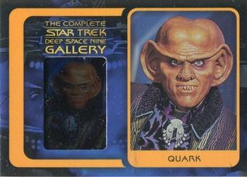 2003 Rittenhouse The Complete Star Trek Deep Space Nine - Deep Space Nine Gallery #G9 Quark Front