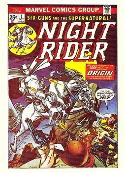1984 FTCC Marvel Superheroes First Issue Covers #32 Night Rider Front