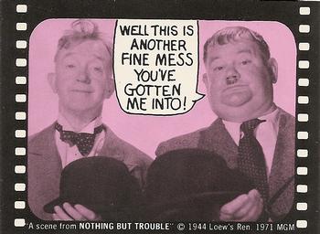 1975 Fleer Hollywood Slap-Stickers #NNO Well this is another fine mess you've gotten me into! / Laurel & Hardy: Nothing But Trouble Front