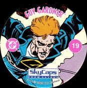 1993 SkyBox Skycaps DC Comics #19 Guy Gardner Front