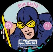 1993 SkyBox Skycaps DC Comics #21 Blue Beetle Front