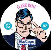 1993 SkyBox Skycaps DC Comics #2 Clark Kent Front