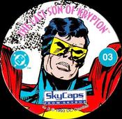 1993 SkyBox Skycaps DC Comics #3 The Last Son of Krypton (Eradicator) Front