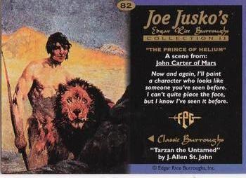 1995 FPG Joe Jusko's Edgar Rice Burroughs Collection II #82 The Prince of Helium Back