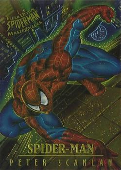 1995 Fleer Ultra Spider-Man - Masterpieces #6 Spider-Man Front