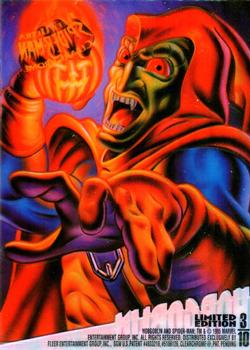 1995 Fleer Ultra Spider-Man - ClearChrome #3 Hobgoblin Back