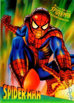 1995 Fleer Ultra Spider-Man - ClearChrome #9 Spider-Man Front
